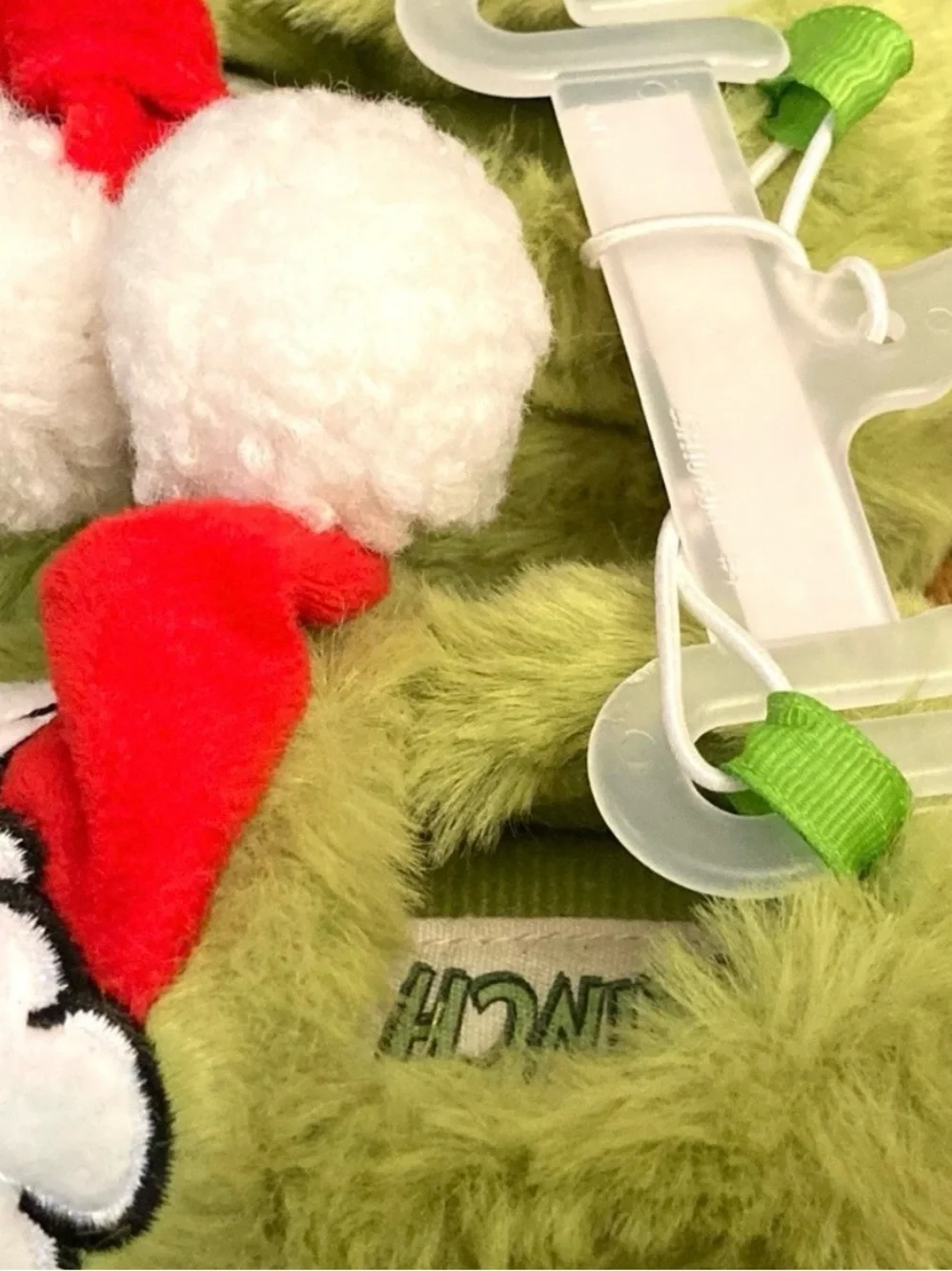 The Grinch Toddler Slide Slippers - Green  Size 5T-6T New